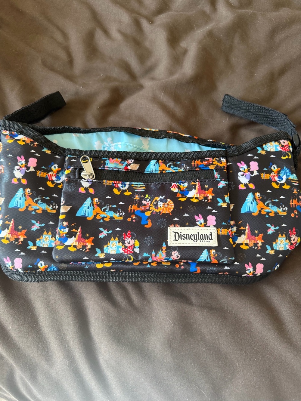 Loungefly Disney Stroller Bag with Multicolor Character Print